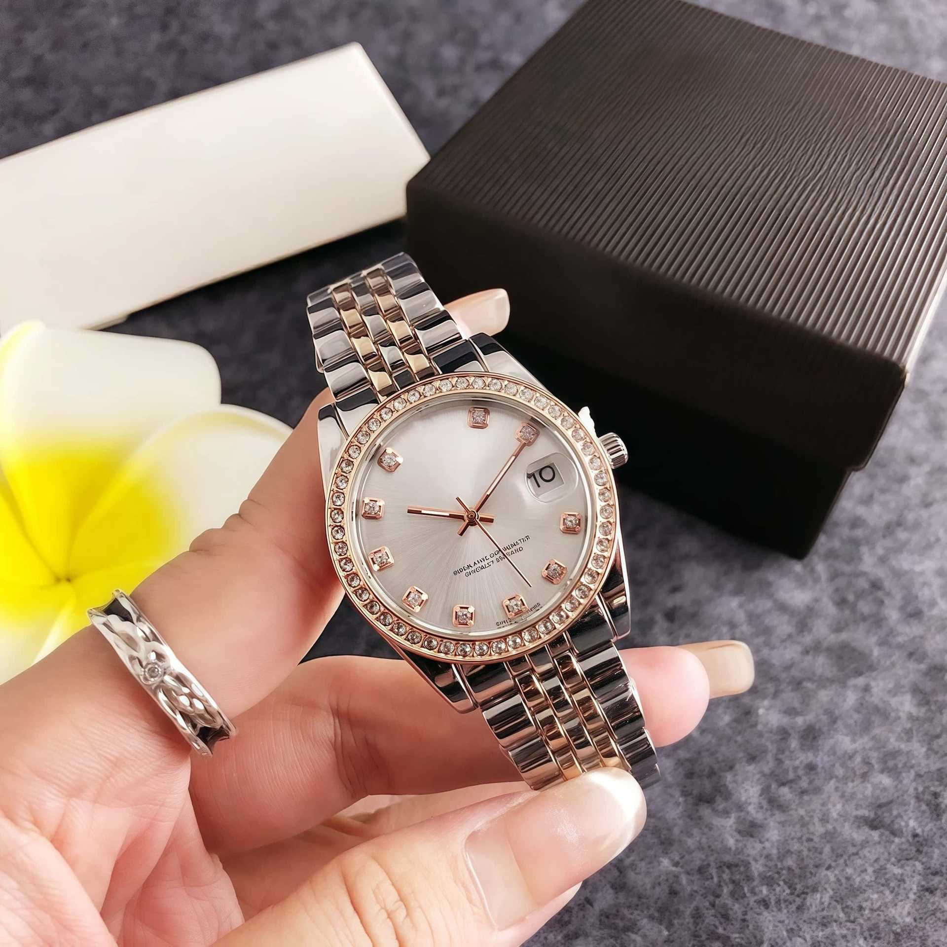 Ins Style Simple Fashion Trend Small Fragrance Style Women's Watch Niche Round Watch Women's High-Level Elegant Quartz Watch