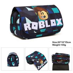 アマゾンの人気羅布楽思ROBLOX二重ペンケース鉛筆ケース小中学生文房具ケースペンケース