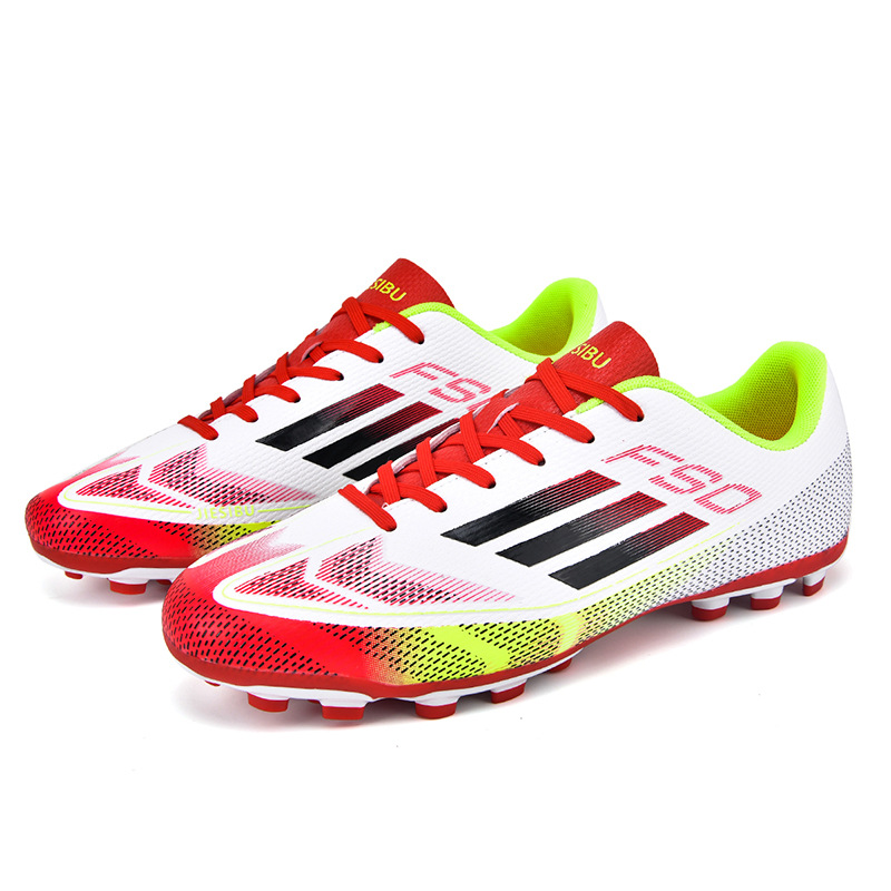 2025 nuevos zapatos de fútbol transfronterizos de clavos largos, zapatos de entrenamiento transpirables para hombres y mujeres, fábrica