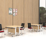 Складной стол для конференций, тренировочный стол, комбинированный складной стол для конференций, мобильный длинный стол, простой стол для занятий, учебный стол