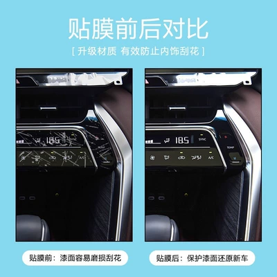 Screen Tempered Film Modification, Car interior film