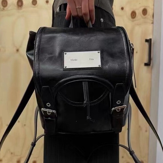 2025 New m K Buckle Backpack Shoulder Handbag Female Mk Backpack Student School Bag 2025 New m K Buckle Backpack Shoulder Handbag Female Mk Backpack Student School Bag