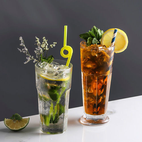 Glass cup Water cup Octagonal cup Collins cup Thick milk tea cup Gibraltar cup Milk juice cup Cocktail cup