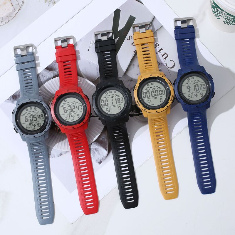 Waterproof Outdoor Sports Smart Watch Alarm Clock Pedometer Mileage Calories Multi-Function Student Watch Hot Sale Waterproof Outdoor Sports Smart Watch Alarm Clock Pedometer Mileage Calories Multi-Function Student Watch Hot Sale