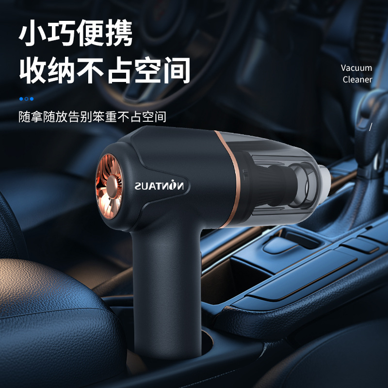 Vacuum Cleaner Blowing and Suction Integrated Car-Mounted Home and Car Dual-Use Mini Dust Collector Large Suction Wireless Handheld Portable USB Charging