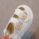 Girls Chanel Style Sandals 2025 Summer New Fashion Velcro Soft Bottom Undercover Sports Children's Beach Shoes