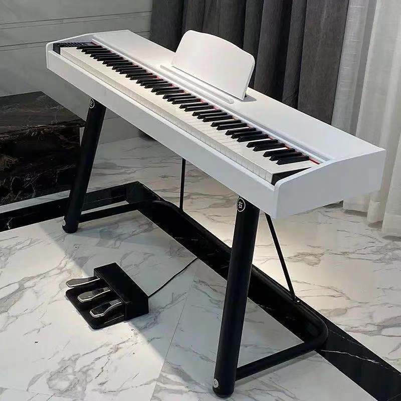 Piano eléctrico de 88 teclas, martillo de acero eléctrico, piano vertical de grado profesional, piano electrónico, piano digital inteligente electrónico