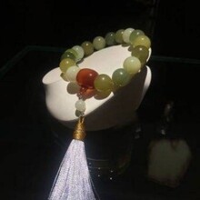 T天然岫玉多宝手持A274