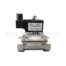 厂家批发 2W不锈钢304系列 2WB400-40型2W系列电磁阀 水用电磁阀