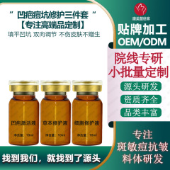 痘坑凹洞填平肌肤凹坑激活液赋活草本修护细胞强效生机长肉肉套装