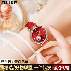 新款全自動機械錶女鑲鑽芭蕾跳舞時尚女士手錶防水機械錶代發