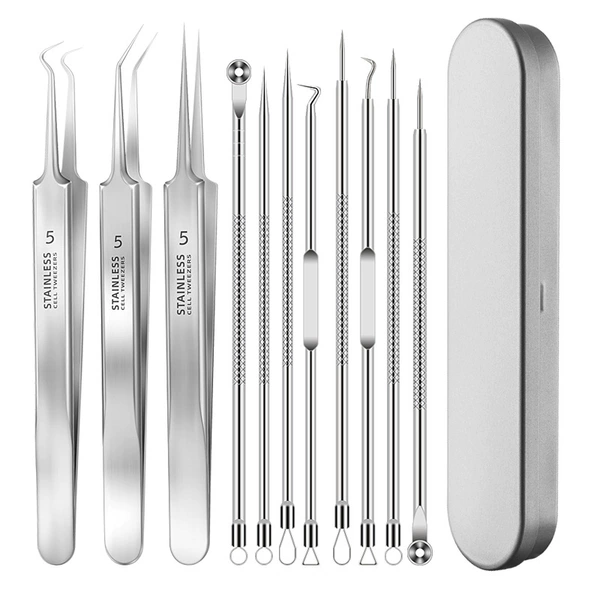 (Pujian 5th folder) 11 pieces of needle clip [Silver Box]