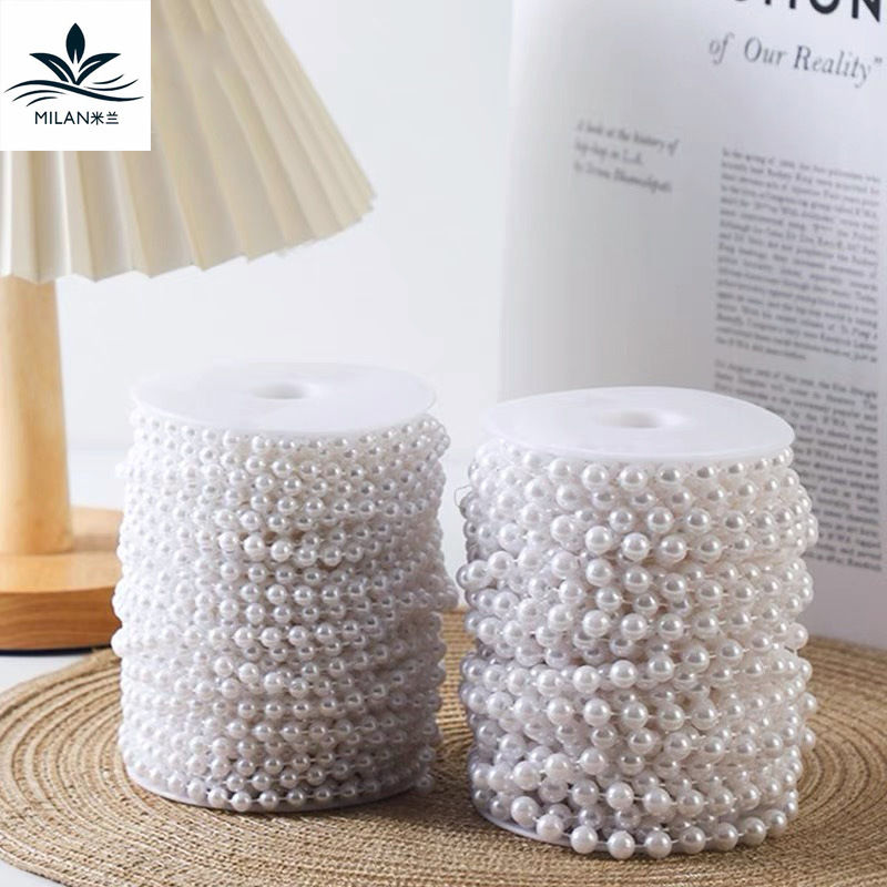 Floral perla cadena ramo accesorios modelado borla DIY decoraciones arco nudo bolsa flor material