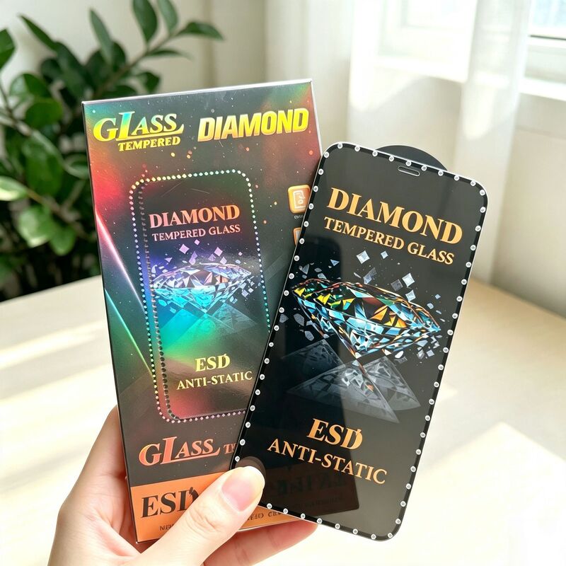 Suitable for Apple 18ProMax diamond-encrusted tempered film 17pro front screen protector 15 high-definition 16 diamond Suitable for Apple 18ProMax diamond-encrusted tempered film 17pro front screen protector 15 high-definition 16 diamond