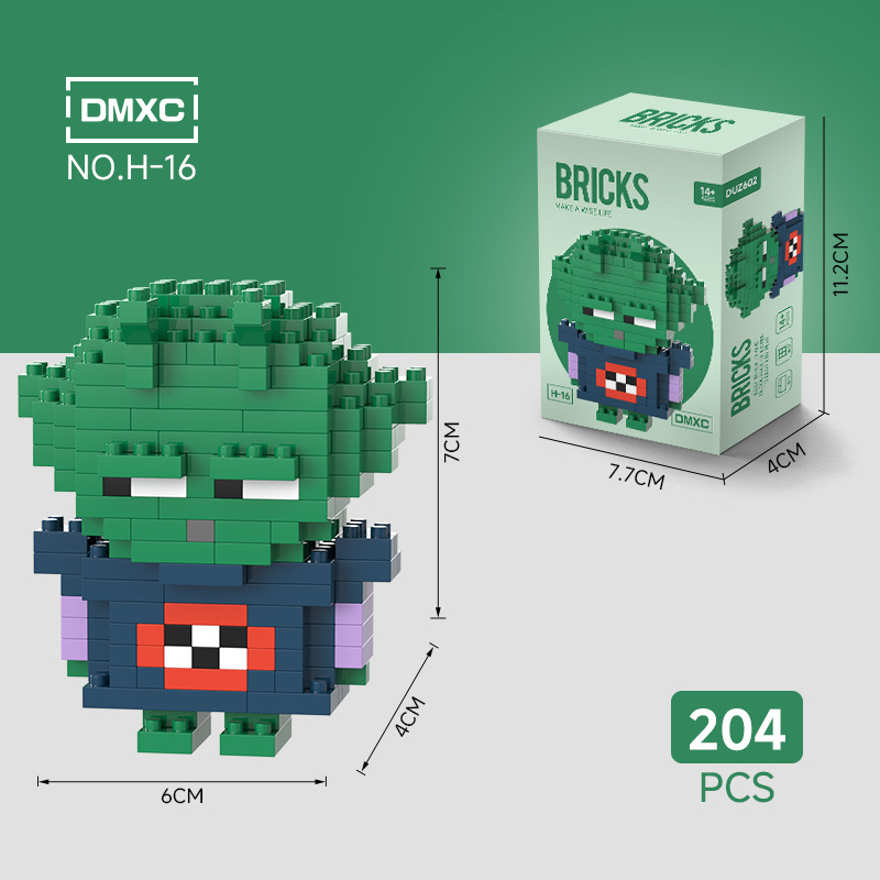 Animation IP micropartículas bloques de construcción rompecabezas piezas de regalo de juguetes DIY bloques de construcción mayoristas nacionales