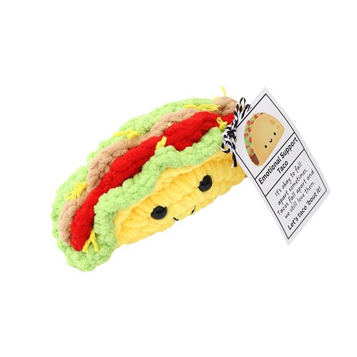 Cross-border popular yarn crochet doll finished product funny expression potato handmade knitted accessories pendant yarn doll