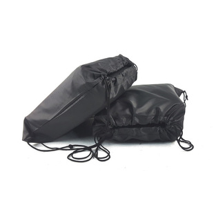 Car Pet Mat Storage Bag Black 210D Polyester Drawstring Bag Pet Travel Waterproof Portable