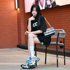 跨境GOOD轻奢珍珠圆领短袖T恤老白朱志鑫男女同款 长期现货走量