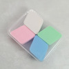 Sponge, cleansing milk, box, foundation, makeup remover suitable for photo sessions, 4 pieces, increased thickness