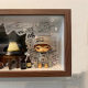 Bubble Mart photo frame with hollow 5 specimen blind box style decoration table collection wall display diy wholesale