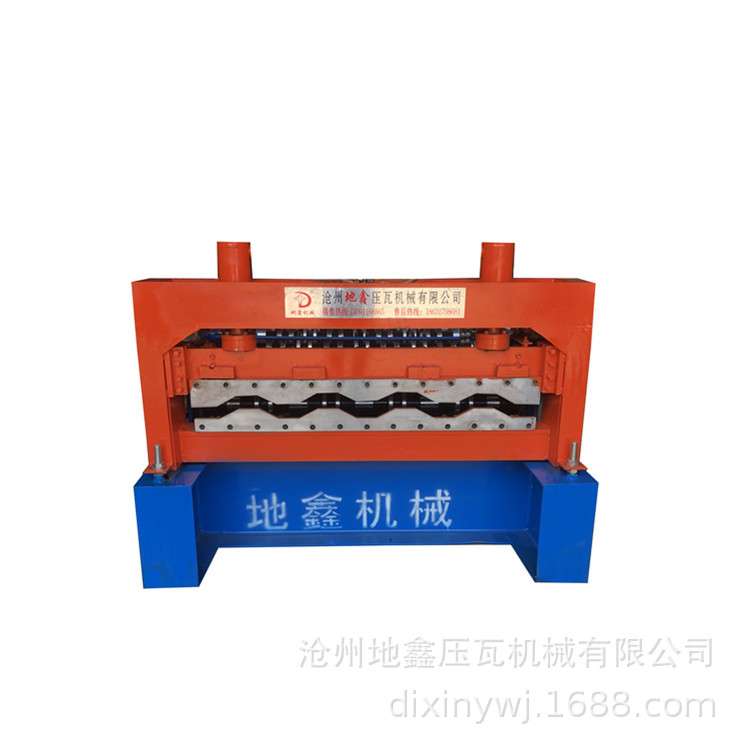 供应活动房侧板4峰集装箱板压瓦机设备 地鑫压瓦机
