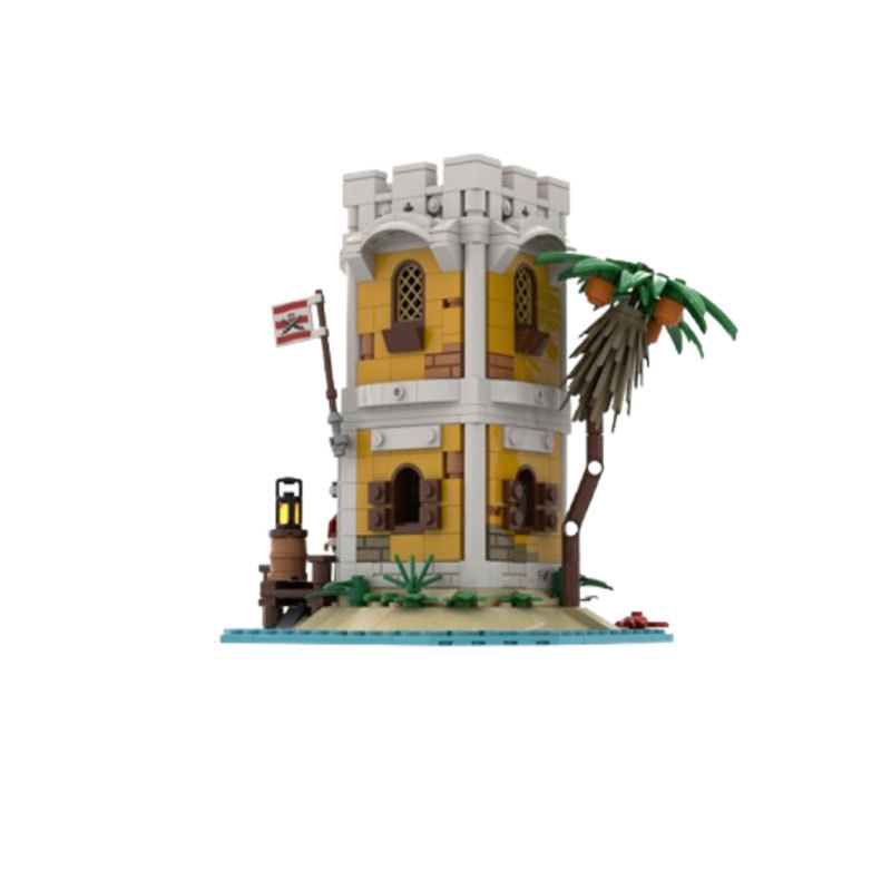 Castle Building Block Construction Toy Educational Street Scene_voghion.com