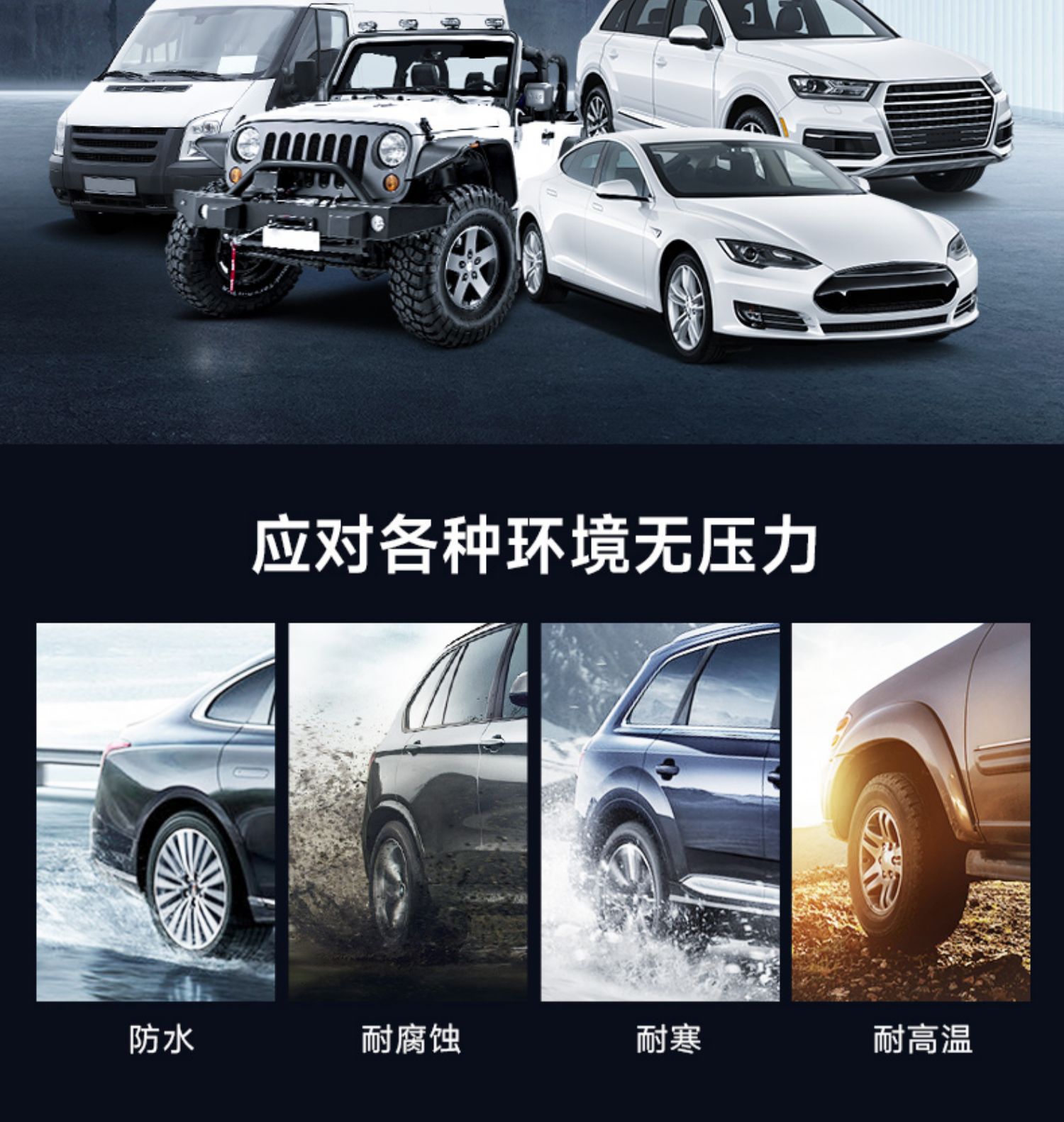 Iron General tire pressure monitor built-in external x1 car tire sensor solar high-precision tire inspection