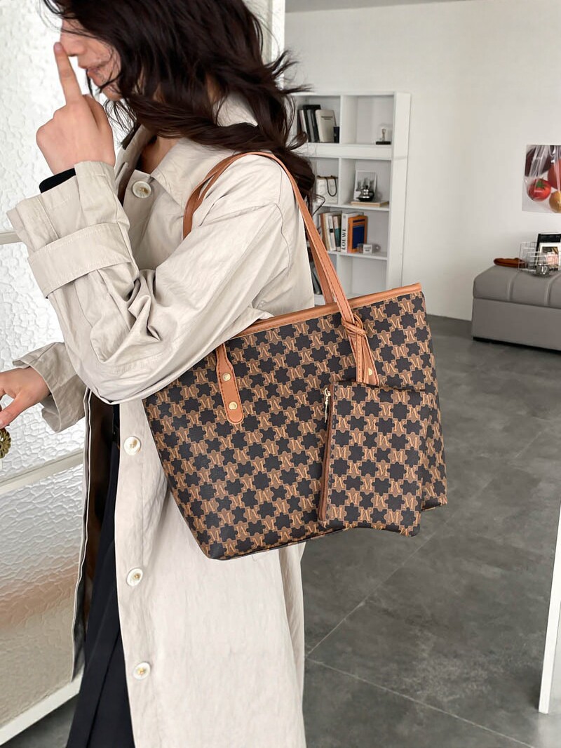 Bolso para mujeres 2026 nuevo bolso retrógrado de gran capacidad bolso retrógrado de hombro bolso de viaje de moda versátil
