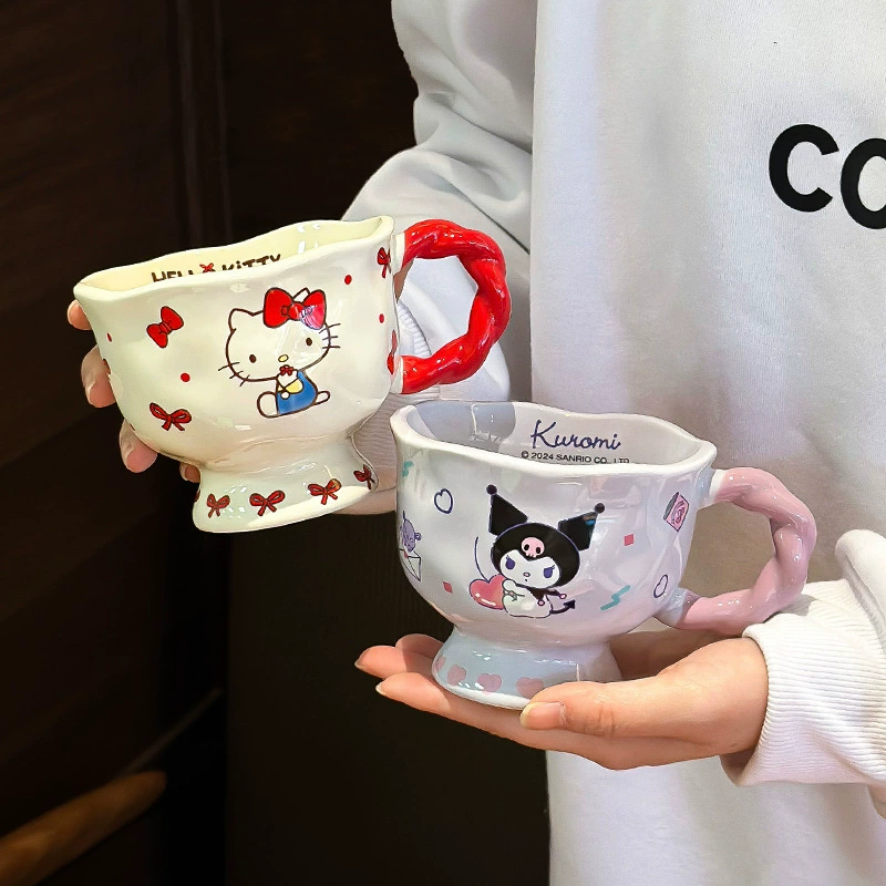 Кружка Sanrio Hello Kitty, подарок на день рождения, сувенир для пары, стильная чашка для девушки