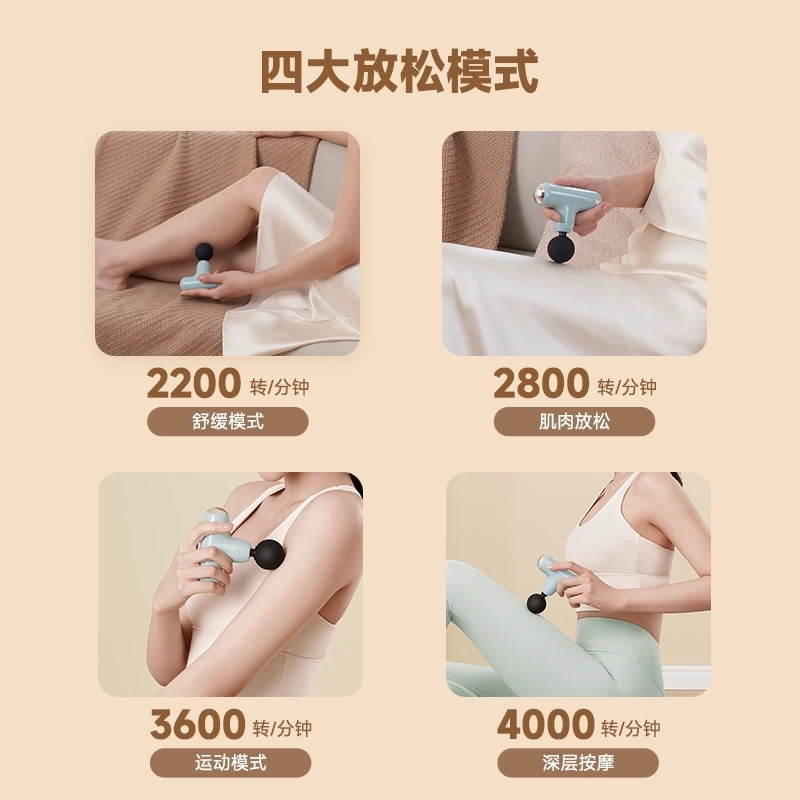 3liteポケット筋膜ガン 筋肉リラックスマッサージ器 ミニネックマッサージガン サムモデル ホットセール|undefined