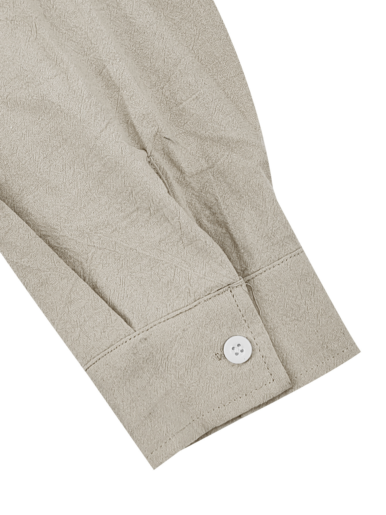 K Men's Casual Drawstring Stand Collar Long Sleeved Polo Shirt Top T-shirt_viptrois.com