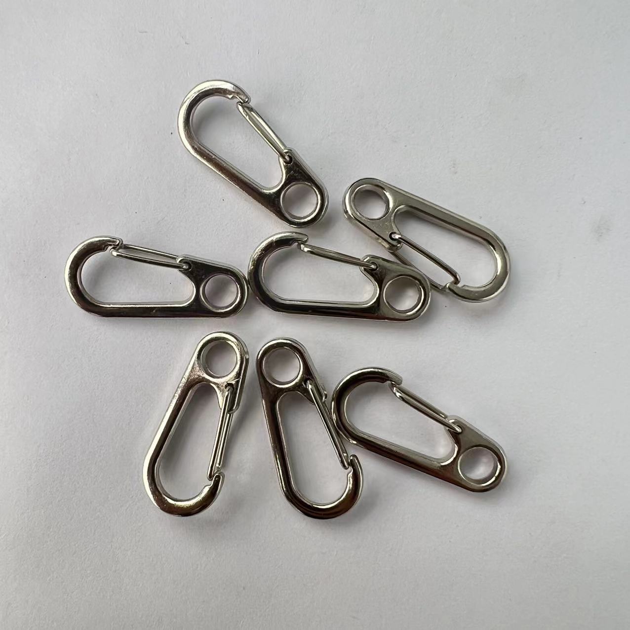 Accesorios para equipaje, mosquetón de aleación de zinc para bricolaje, colgante, cuerda, herrajes, hebilla de liberación rápida EDC