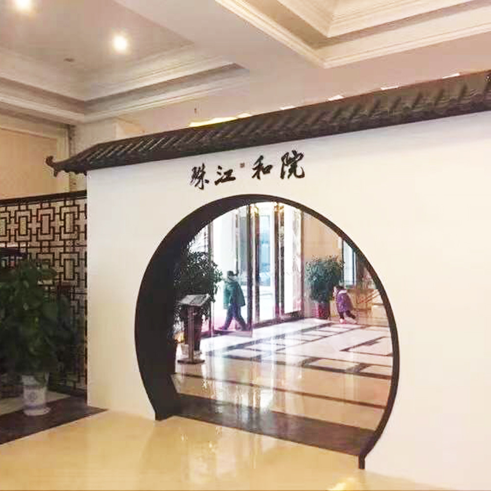 玻璃钢仿古瓦园林别院璃瓦树脂纤维PP一体仿古瓦屋面装饰建材施工