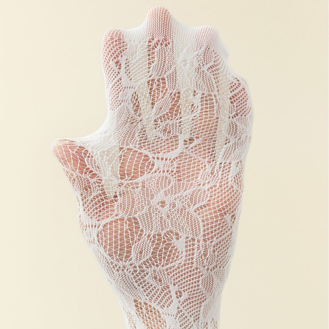 Nuevos calcetines delgados de primavera y verano de nylon coreano de encaje hueco calcetines de malla de encaje calcetines de pila