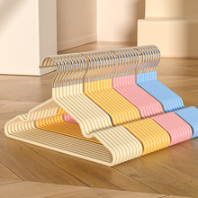 新款现货防滑浸塑儿童衣架儿童小宝宝婴儿家用衣撑晾衣架厂家批发