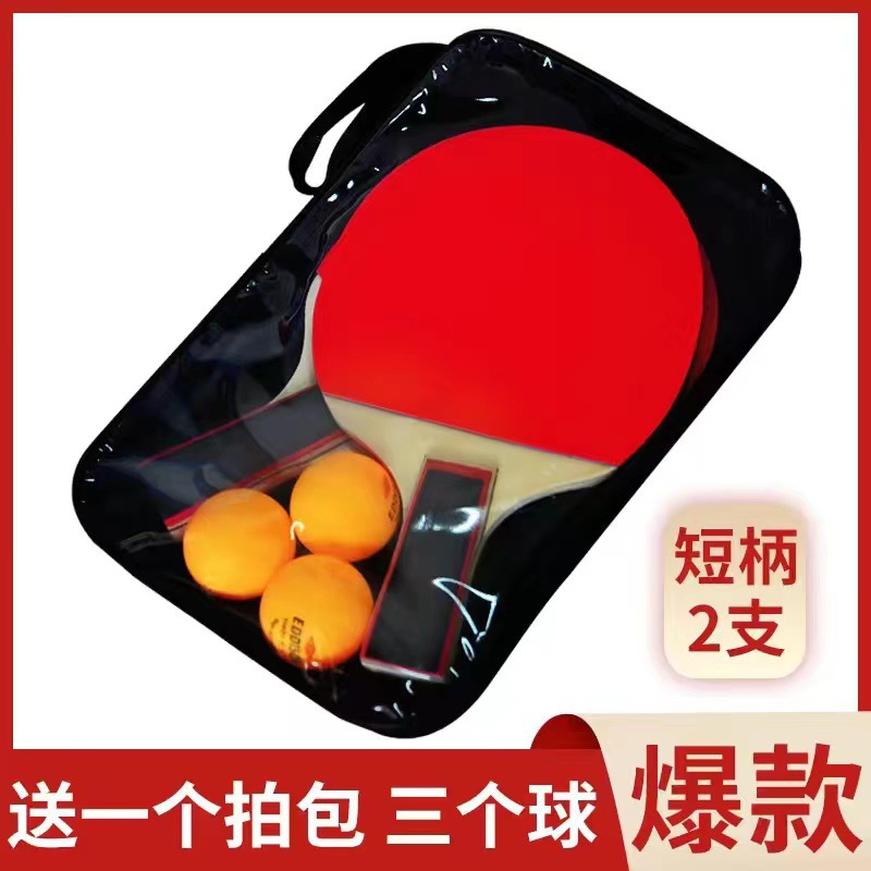 일반 228 숏핸들 2팩 + 라켓백 + 볼 3개