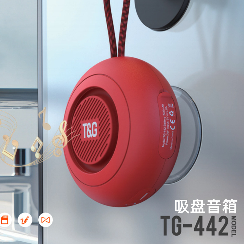 TG442 baño impermeable gran ventosa altavoz bluetooth portátil TWS inalámbrico subwoofer nuevo sonido transfronterizo
