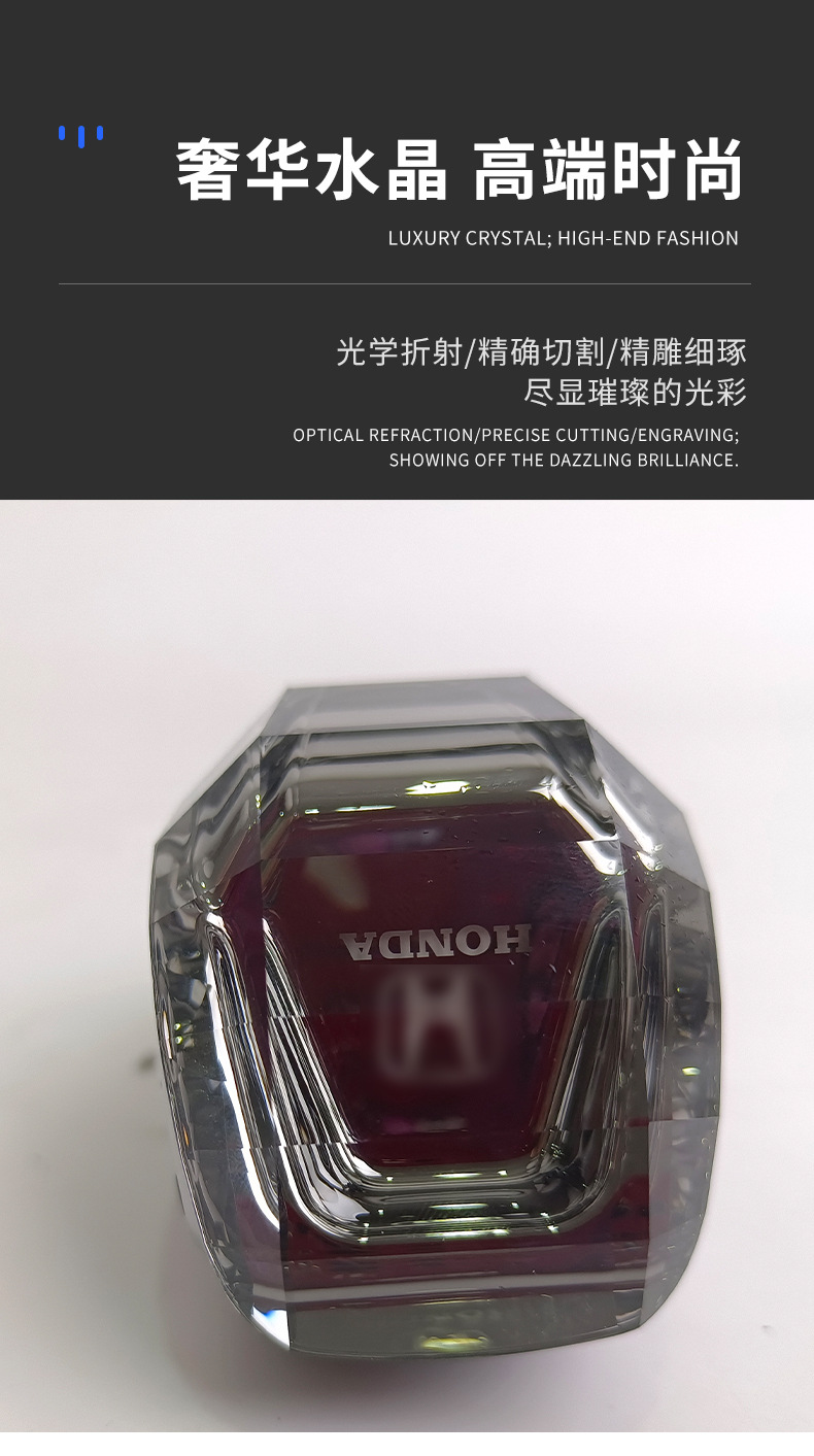 Cross-Border Applicable Crystal Gear Shift Knob with Led Lighting for Toyota, Honda, Hyundai, Infiniti, Nissan, and Ford