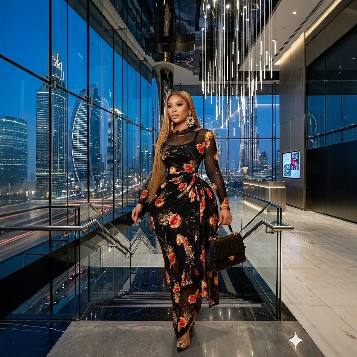European and American cross-border women's clothing 2026 African plus-size sexy style dress long-sleeved waist-cinching elegant gown long skirt