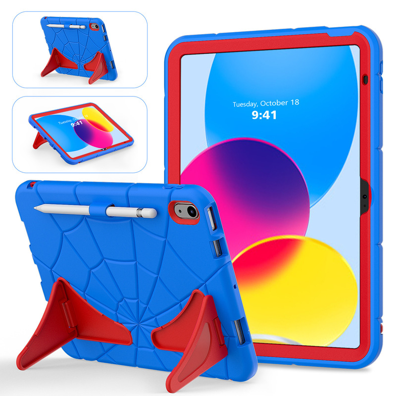 Suitable for iPad 10Th/A16 Tablet Case 10.9inch Spider-Man Stand 2025 Three-Proof Protective Case Suitable for iPad 10Th/A16 Tablet Case 10.9inch Spider-Man Stand 2025 Three-Proof Protective Case