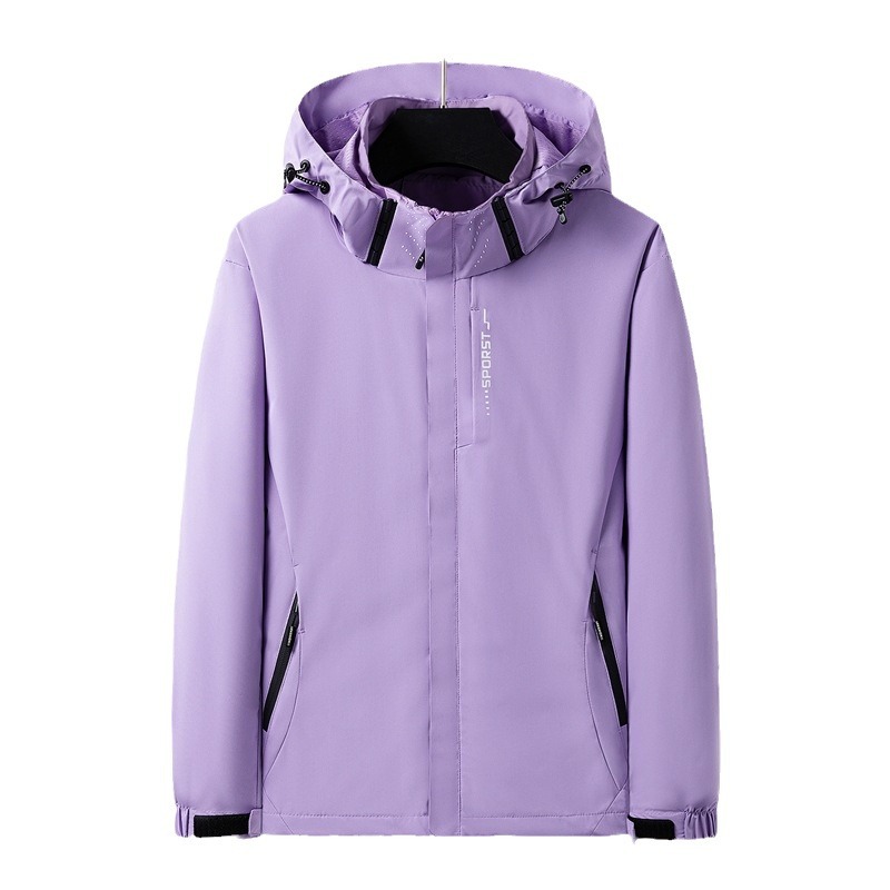 6266 Men's and Women's Same Coat Couple Outdoor Mountaineering Single layer Hoodie Waterproof Jacket Team Clothing_ipsvogv.com