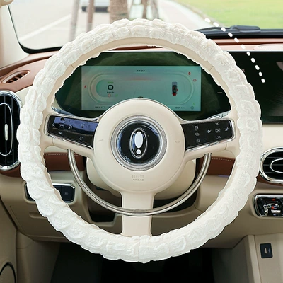 Steering wheel cover Puff Car Anti-Slip Sweat-Absorbing Car