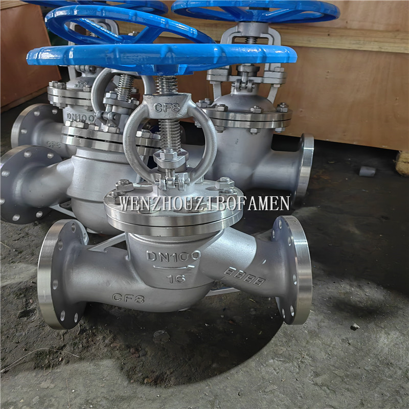 J41Y-100R J41Y-100RL CF8M CF3M不锈钢硬质合金密封蒸汽截止阀