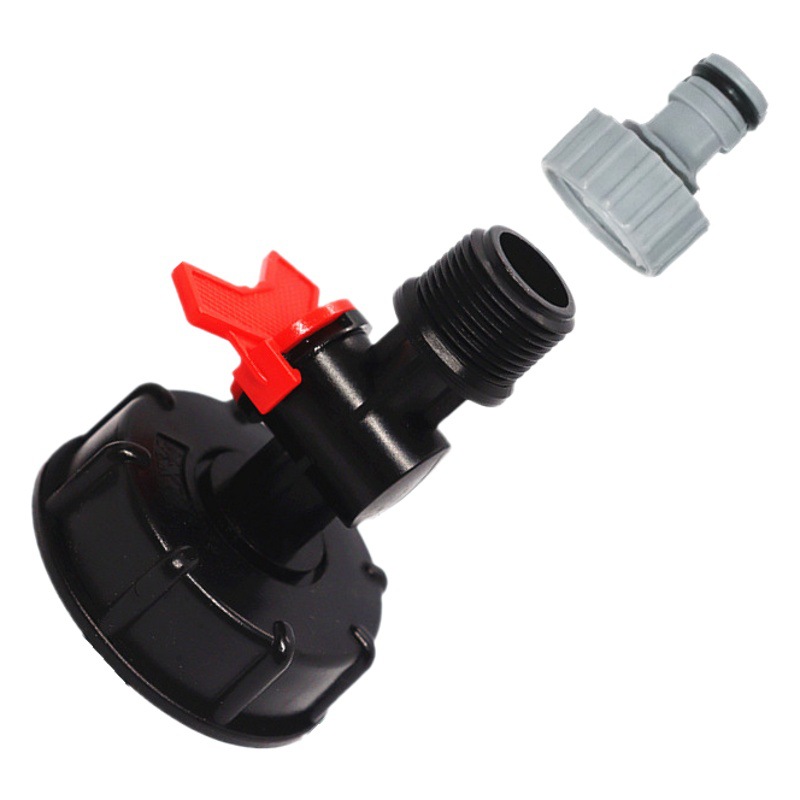 S60 * 6 rpm 3/4 pulgadas IBC tonelaje accesorios de conector de barril tonelaje conector de interruptor de barril tonelaje conector de manguera de jardín 62 conexión de filamento