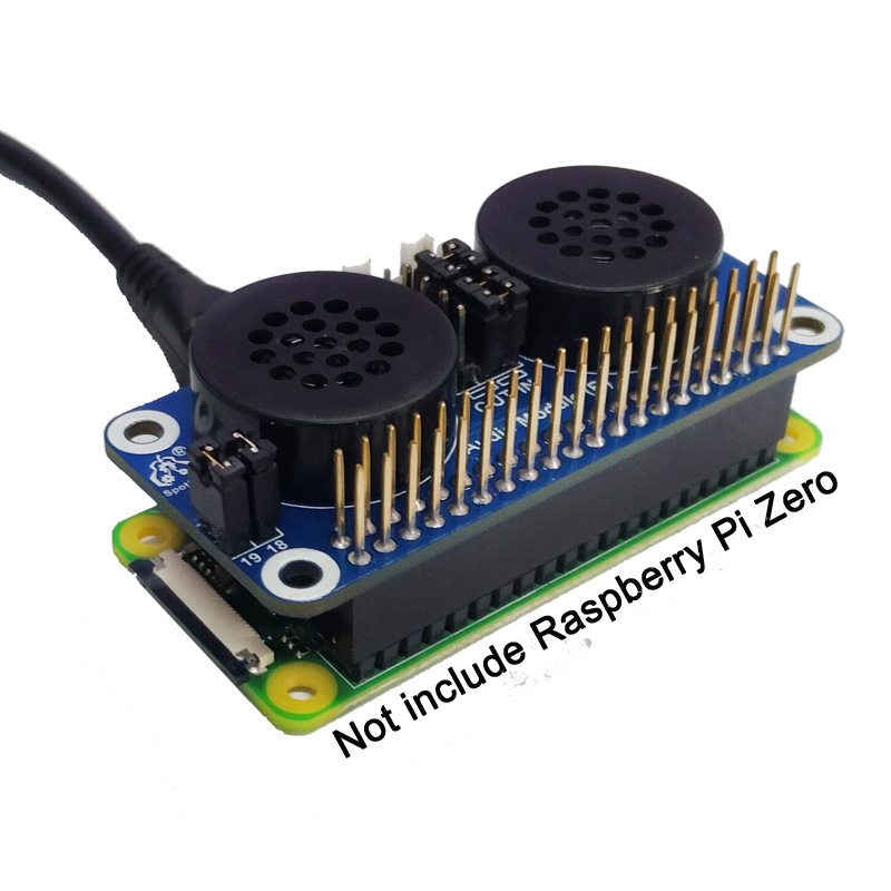 Raspberry Pi zero/3B/4B speaker expansion board GPIO audio amplification PWM sound card