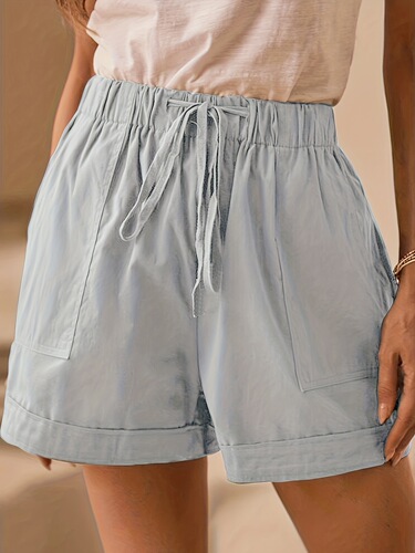 European and American women's clothing summer new products fashionable casual sports short slim multi-color shorts