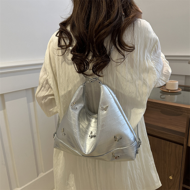 Mochila multipropósito de alta calidad de gran capacidad 2024 nueva moda mariposa de moda mochila de hombro de viaje mochila