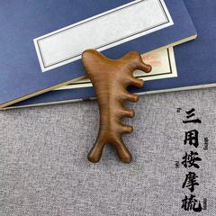 Multi-functional 4-in-1 Massage Comb: Scalp Therapy, Hair Loss Treatment, Scalp & Facial Care, and Sandalwood Eye Massage Brush