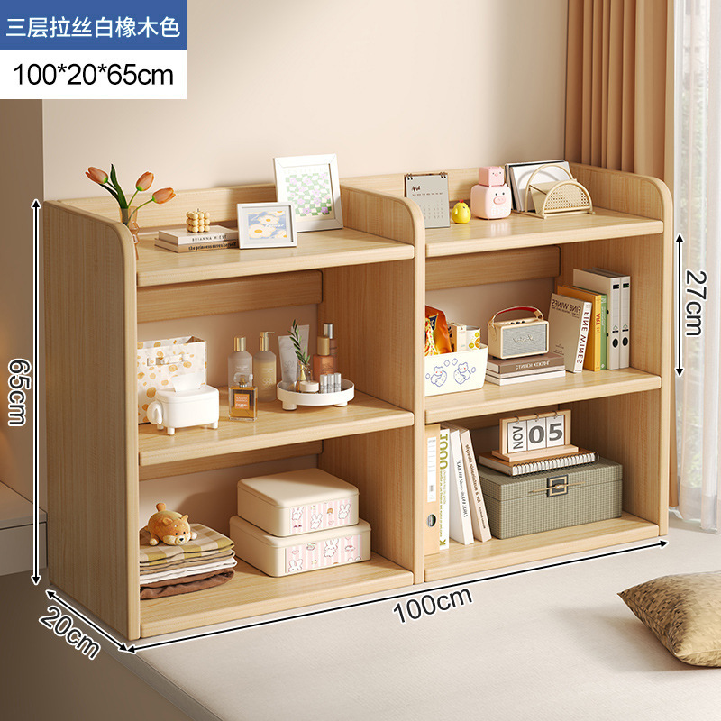 Librería pequeña en el balcón, ventana salediza, estantería, alféizar de la ventana, armario de almacenamiento, armario de almacenamiento, estante dividido de varias capas simple