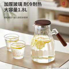玻璃冷水壶2025新款家用食品级加厚耐高温凉水壶果汁壶凉白开水壶